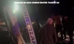 Osmaniye’de yolcu otobüsü devrildi: Yaralılar var