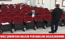 Muş ŞÖNİM’den "Aile İçi ve Kadına Yönelik Şiddetle Mücadele” eğitimi