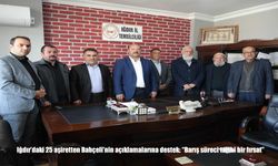 Iğdır’daki 25 aşiretten Bahçeli’ye destek: “Barış süreci tarihi bir fırsat”