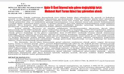 Iğdır İl Özel İdaresi’nde Görev Krizi: Mehmet Nuri Turan İkinci Kez Görevden Alındı