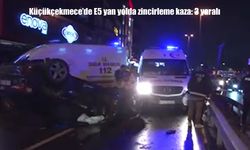 Küçükçekmece’de zincirleme kaza: 3 yaralı