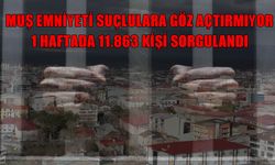 Muş'ta güvenlik önlemleri artırıldı: 11 binden fazla kişi sorgulandı