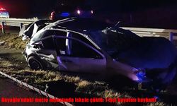 Çorum’da otomobil devrildi: 1 ölü, 2 yaralı