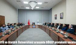 EBYÜ ve Atatürk Üniversitesi arasında BÖGEP protokolü imzalandı