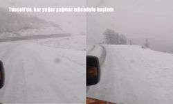 Tunceli’de Karla Mücadele Başladı: Hozat-Ovacık Yolu Kapandı
