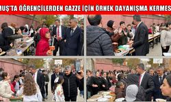 Muş'ta MEV Fatih Ortaokulu’ndan Gazze için anlamlı kermes