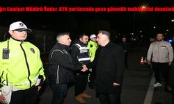 Ağrı Emniyet Müdürü Önder, KYK yurtlarında gece güvenlik tedbirlerini denetledi