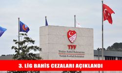 TFF, 3. Lig bahis cezalarını açıkladı: 638 futbolcuya hak mahrumiyet cezası