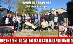 Fotoğraf tutkunları Muş’un sonbahar güzelliklerini objektiflerine yansıttı