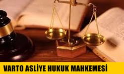 VARTO ASLİYE HUKUK MAHKEMESİ'NDEN İLAN