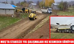 Muş İl Özel İdaresi, stabilize yol çalışmalarını sürdürüyor