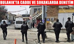 Bulanık’ta polis, cadde ve sokaklarda denetim yaptı