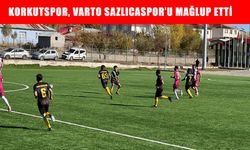 Korkutspor, Varto Sazlıcaspor’u 2-0 mağlup etti