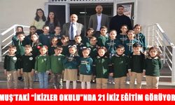 "İkizler Okulu": Muş’ta 21 ikizin öğrenim gördüğü okul ilgi odağı oldu