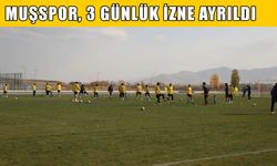 Muşspor futbolcuları üç gün izinli
