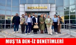 Muş ilçe devlet hastanelerinde DEN-İZ denetimleri