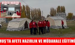 Muş'ta afete hazırlık kapasitesi eğitimle güçlendirildi