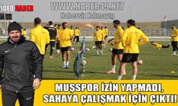 Muşspor iki haftalık arayı çalışarak değerlendiriyor