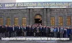 Sendikalarla kahvaltı programında birlik ve istişare vurgusu