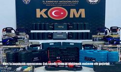 Kars’ta kaçakçılık operasyonu: Çok sayıda tütün ve elektronik malzeme ele geçirildi