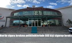 Van'da sigara bırakma polikliniklerinde 800 kişi sigarayı bıraktı