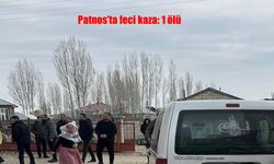 Patnos'ta feci kaza: 1 ölü