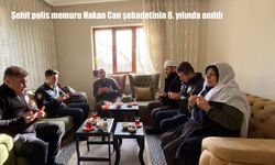 Şehit polis memuru Hakan Can şehadetinin 8. yılında anıldı
