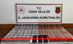 Iğdır’da elektronik sigara kaçakçılarına jandarma darbesi: 3 gözaltı