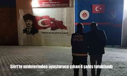 Siirt’te midelerinden uyuşturucu çıkan 4 şahıs tutuklandı
