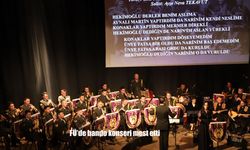 FÜ'de bando konseri mest etti