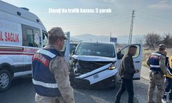 Elazığ’da trafik kazası: 3 yaralı