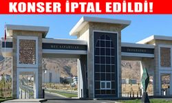 Muş Alparslan Üniversitesi’ndeki konser, şehitler nedeniyle iptal edildi