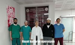 Erzurum'da hayat kurtaran operasyon