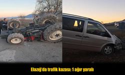 Elazığ’da Feci Trafik Kazası: 1 Ağır Yaralı