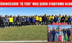 Muş Spor Lisesi öğrencileri Muşspor antrenmanını izledi