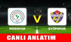 Rizespor – Eyüpspor maçı canlı anlatım