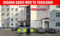 7 yıl hapis cezasıyla aranan şahıs Muş’ta yakalandı