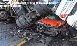 Posof’ta Buzlanma Dehşeti: İki Tır ve Bir Otomobil Çarpıştı, Yol Saatlerce Kapandı