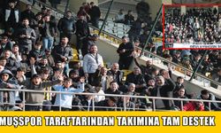 Kupa maçına yoğun ilgi: Muşspor taraftarları tribünleri doldurdu