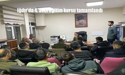 Iğdır'da 4. avcı eğitim kursu tamamlandı