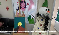 Yüksekova’da Toplum ve Ruh Sağlığı Merkezinde hastaların ürünleri sergilendi