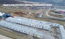 Bingöl'de depremlere karşı konteyner kent hazırlıkları sürüyor