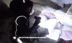 Ağrı’da 29 kilo uyuşturucu ele geçirildi