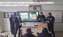 Çıldır’da ÇEDES Projesiyle Öğrencilere Kur’an-ı Kerim Hediyesi: Milli ve Manevi Değerler Ön Planda