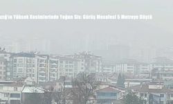 Elazığ’ın Yüksek Kesimlerinde Yoğun Sis: Görüş Mesafesi 5 Metreye Düştü