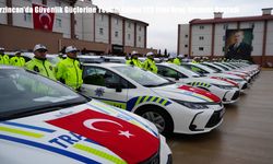 Erzincan’da Güvenlik Güçlerine Teslim Edilen 122 Yeni Araç Hizmete Başladı