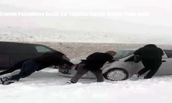 Erzurum Palandöken Geçidi Kar Engeline Takıldı: Araçlar Yolda Kaldı