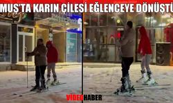 Muş’ta kar esareti yerini "Pist" keyfine bıraktı