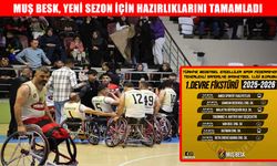 Muş BESK yeni sezona hazır: Tekerlekli Sandalye Basketbol 1. Ligi başlıyor