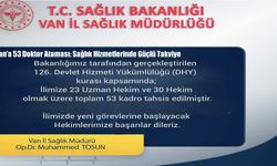 Van’a 53 Doktor Ataması: Sağlık Hizmetlerinde Güçlü Takviye